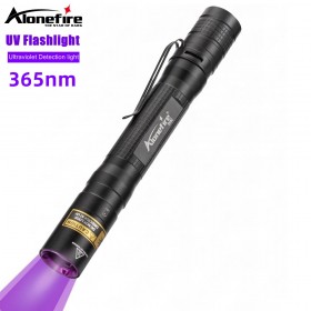 Alonefire SV80 V Black Light Flashlight UV Flashlight for Dog Urine Pet Stains or Bed Bug Stains Marker Check Lamp