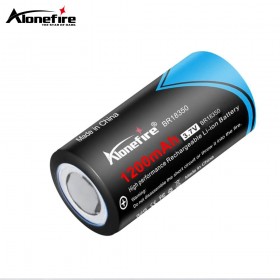 Alonefire Flat Top 1200mAh 18350 Lithium ion Battery Rechargeable 3.7V Li-ion Batteries Cells for Electric Toothbrush Toy Cells