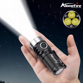 Alonefire X53 2400LM Super Bright Mini Portable EDC Flashlight Rechargeable LED Keychain Light Portable Outdoor Waterproof Camping Light