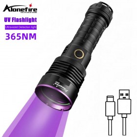 Alonefire sv89 365nm UV Flashlight Ultravioleta LED Ultra Violet Lights Inspection Lamp for Pet Urine Stain Detector Tools Cat moss fungus detection