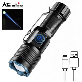 Alonefire X67 Mini LED Strong Light Super Bright Torch Household Repeatedly Charging The Battery Outdoor Portable Long-range Flashlight