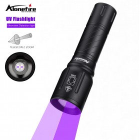 Alonefire X97 2-in-1 LED 395+365nm Dual UV Flashlight Zoomable Ultraviolet Torch Invisible Ink Pet Stains Cat Tinea for Pet Urine Resin Curing Detection Lamp Alonefire X97 2-in-1 LED 395+365nm Dual UV Flashlight Zoomable Ultraviolet Torch Invisible Ink Pet Stains Cat Tinea for Pet Urine Resin Curing Detection Lamp