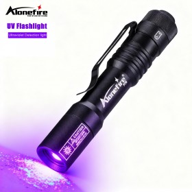 AloneFire P70 Mini LED Uv Flashlight 365nm Ultraviolet Torch Lamp Portable Pocket Torch Money Scorpion Pet Urine Stain Detector Tools