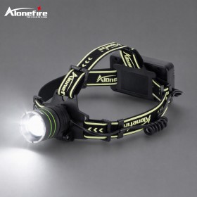 Alonefire HP2 USB Rechargeable Induction Headlamp Super Bright Front Head Lamp 5 Lighting Modes Zoomable Head Lights Forehead Light
