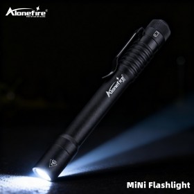 AloneFire P72 Portable Mini LED Flashlight With Pen Clip Torch 3 Modes Hand Light Outdoor Wilderness Camping Emergency Lantern